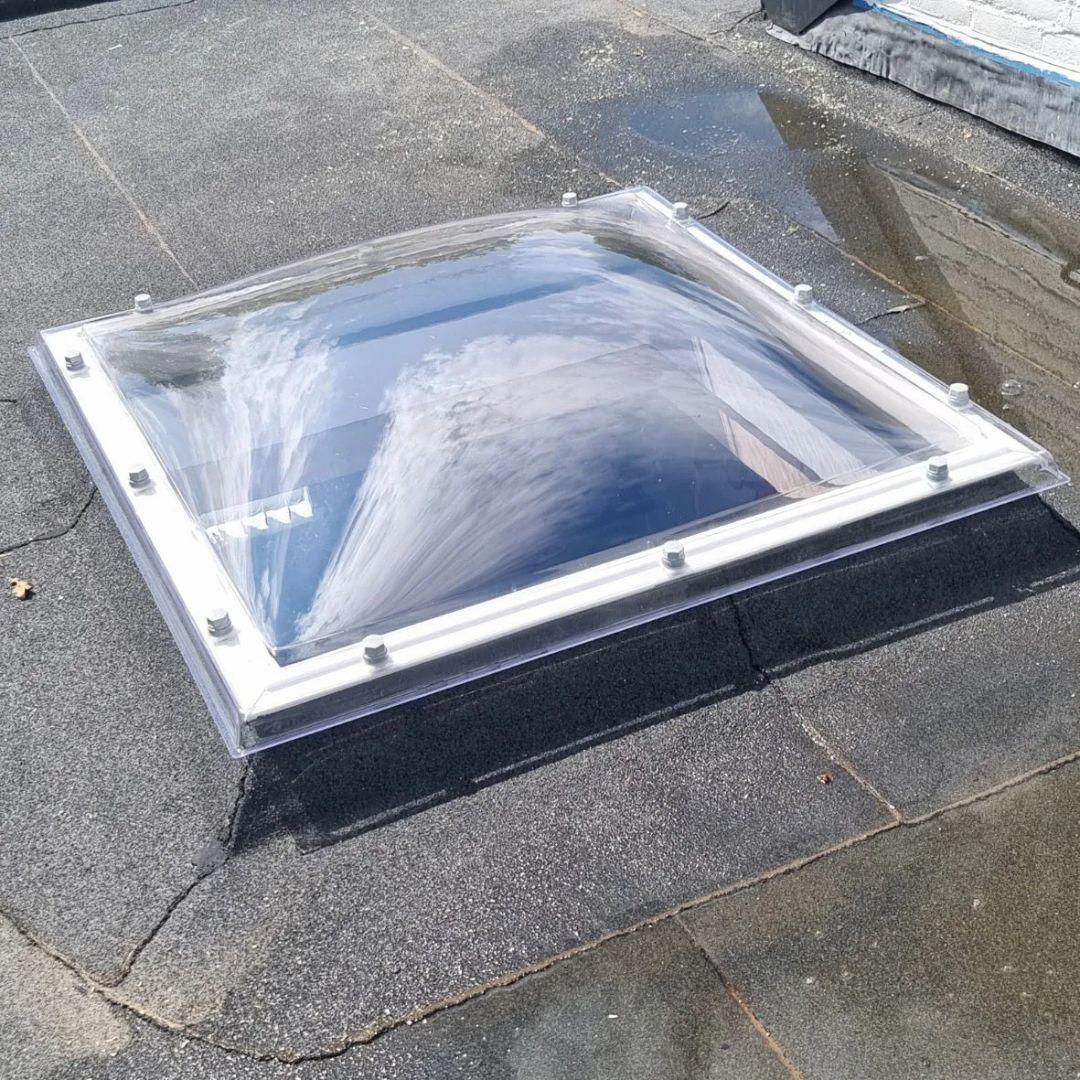 Lichtkoepel Polycarbonaat Piramide Vierwandig Helder