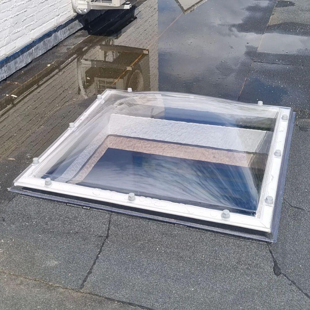 Lichtkoepel Polycarbonaat Piramide Vierwandig Opaal