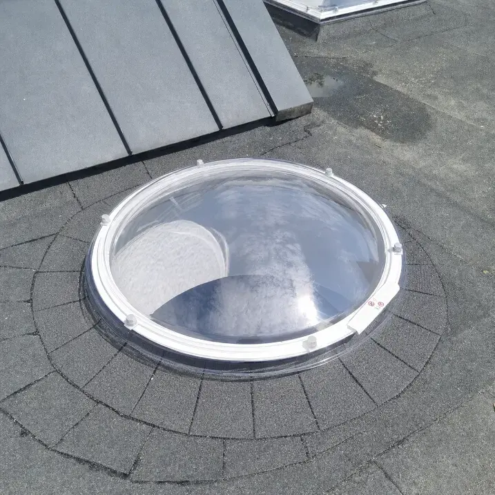 Ronde Lichtkoepel Polycarbonaat Dubbelwandig Helder
