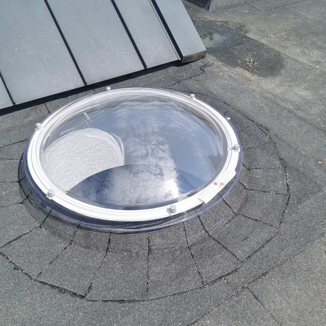 Ronde Lichtkoepel Acrylaat Enkelwandig Helder